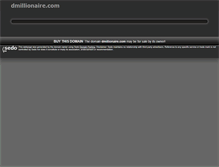 Tablet Screenshot of dmillionaire.com